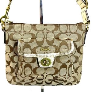 Coach Swingpack Signature Penelope Crossbody Messenger Bag